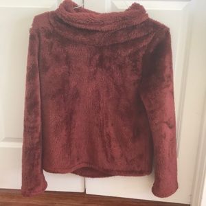 Women’s fuzzy sweater